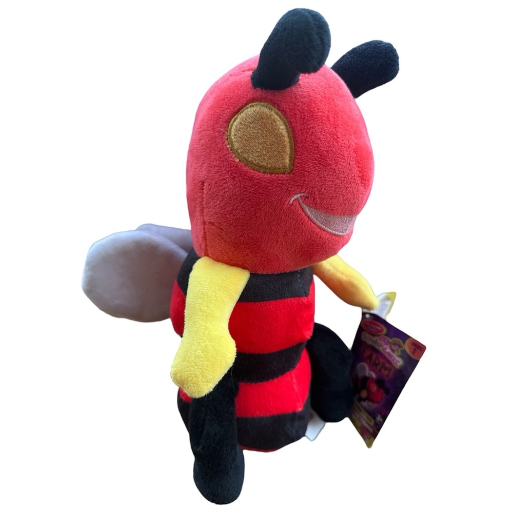 Sqwishland Farm Hectarine The Sqwee Bee 3-IN-1 Online Adoptable Pet Plush 11”